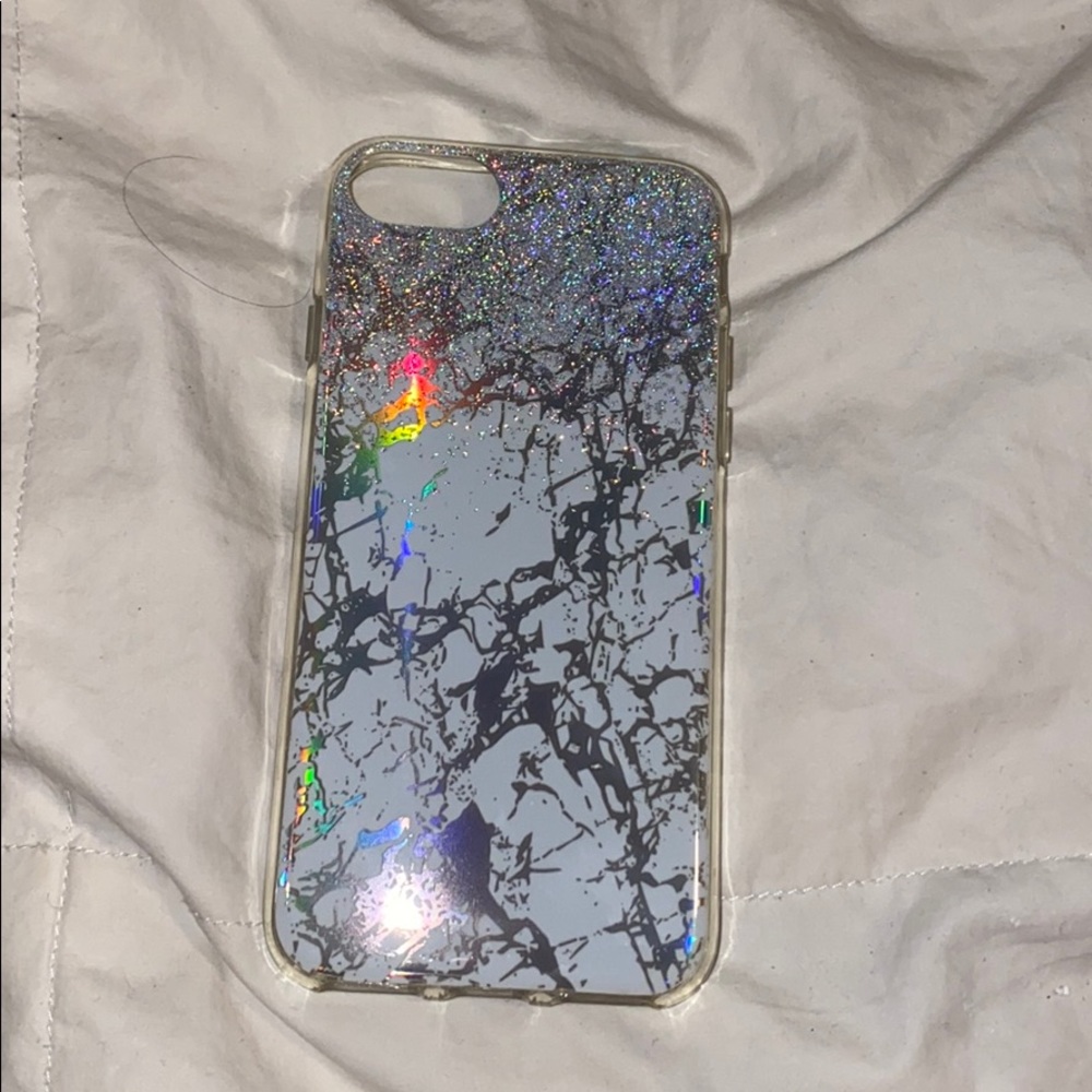 Rainbow marble iPhone 8 case